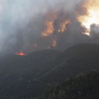 L'île de la Gomera touchée par les feux