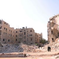 Vue d'Alep, en Syrie