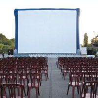 Ecran gonflable pour ciné en plein air