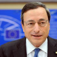 Mari Draghi, président de la BCE