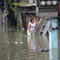 Le typhon Sanba a provoqué des pluies torentielles aux Philippines