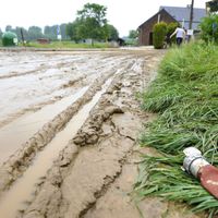 Genappe a particulièrement été touché par les coulées de boue des derniers jours. 