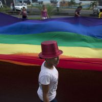 Manifestation contre l'homophobie