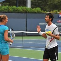Yanina Wickmayer et Patrick Mouratoglou