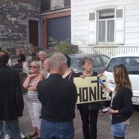 Plusieurs confrères de la presse internationale étaient présent ce matin à Malonne.
