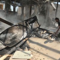 Site de la télévision Al Ikhbariyé après l'attaque de mercredi