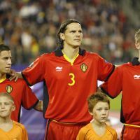 Eden Hazard et Daniel Van Buyten
