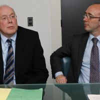 Chrles Picqué (G) et Rudy Demotte (D)