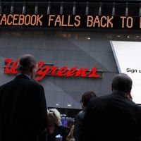 Illustration - L'action Facebook a perdu près de la moitié de sa valeur en trois mois